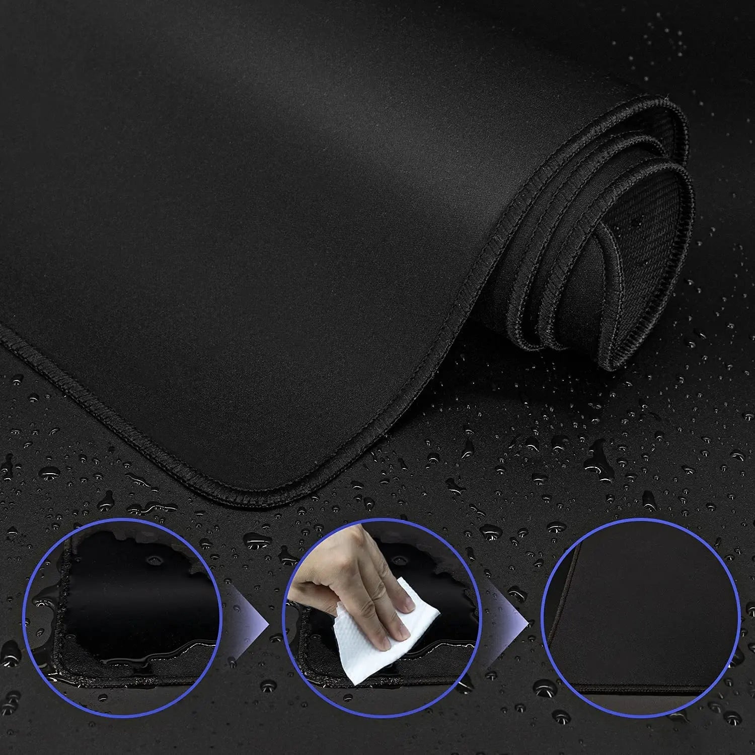 Extended Desk Mat, Minimalist Anti-Slip Mouse Pad