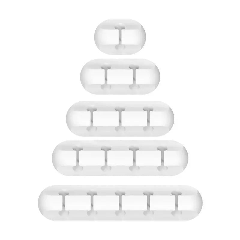 Silicone Cable Organizer, Minimalist Desk Cord Holder