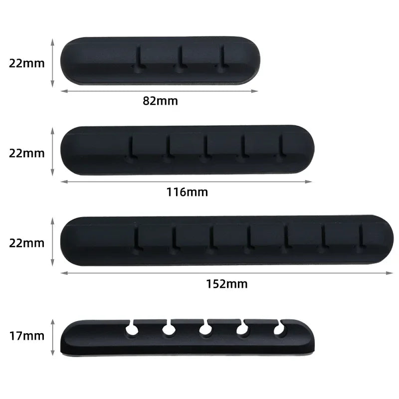 Silicone Cable Organizer, Minimalist Desk Cord Holder
