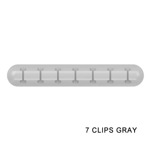 Silicone Cable Organizer, Minimalist Desk Cord Holder